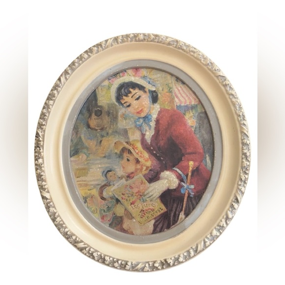 Source Unknown Other - Vintage Classic Ornate Wood Framed Portrait Wire Hanger Missing 5 x 7